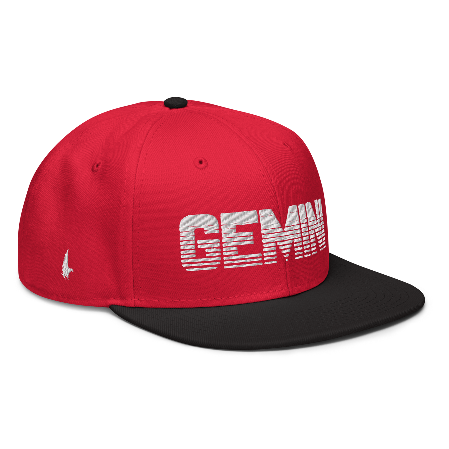 Loyalty Vibes Loyalty Vibes Gemini Snapback Hat Red White Black