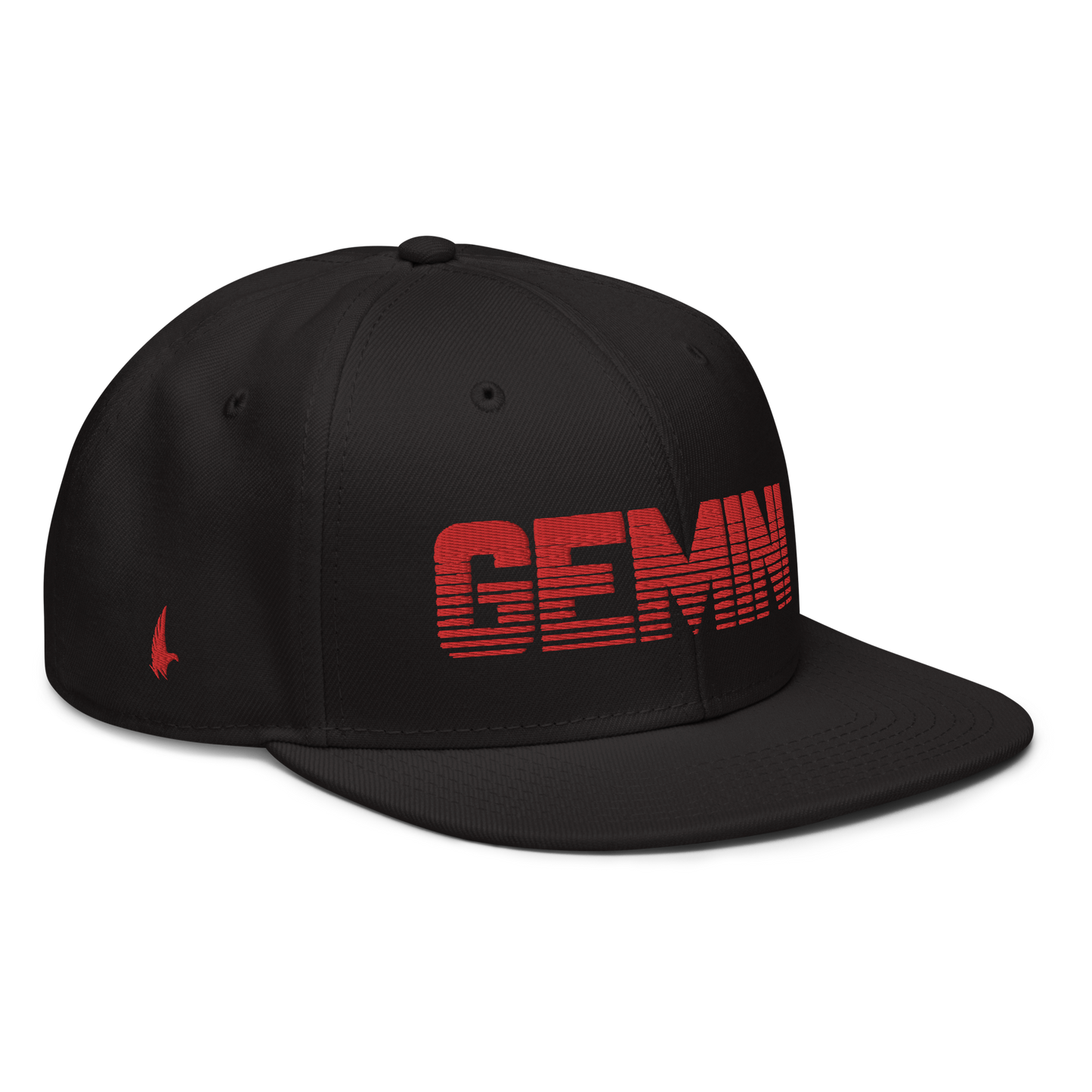 Loyalty Vibes Loyalty Vibes Gemini Snapback Hat Black Red