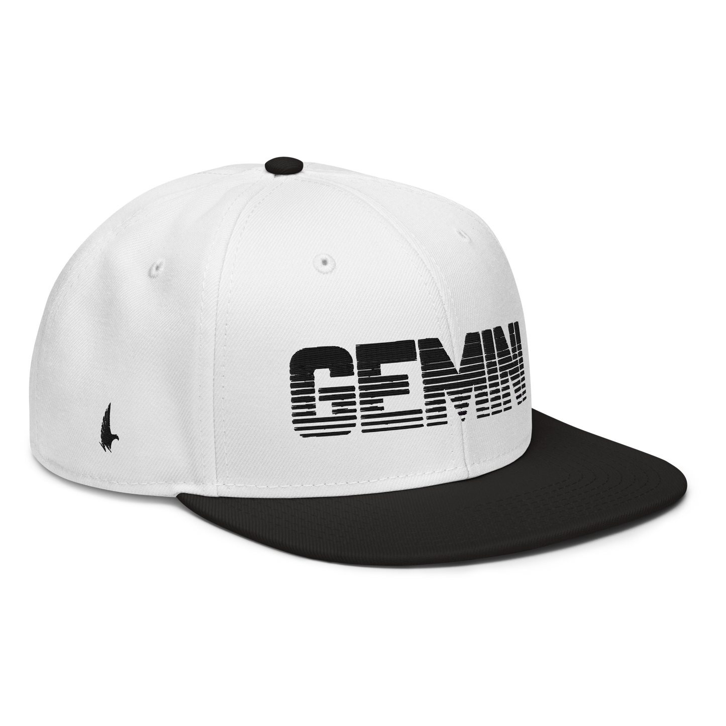 Loyalty Vibes Loyalty Vibes Gemini Snapback Hat White Black Black