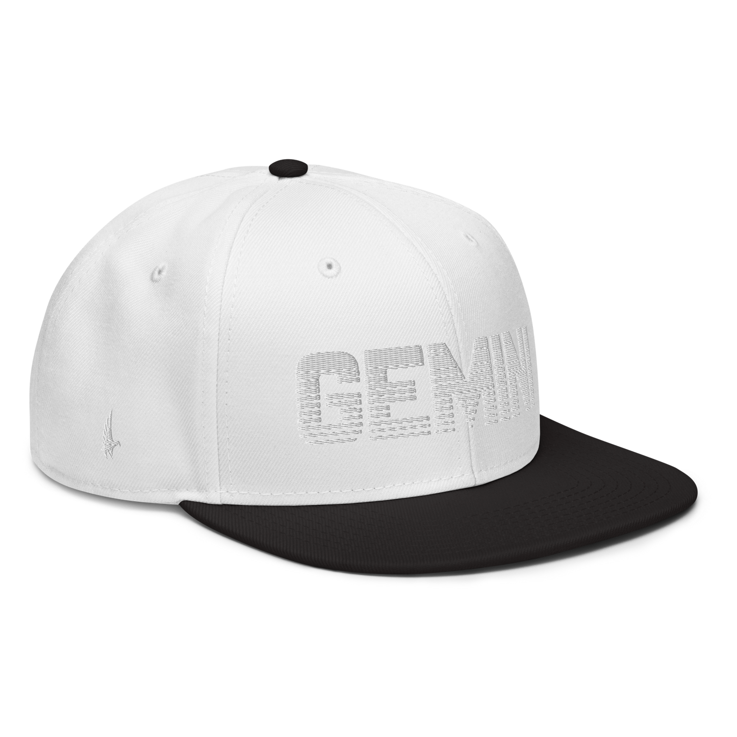 Loyalty Vibes Loyalty Vibes Gemini Snapback Hat White White Black