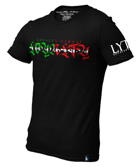 Gente Graphic Tee Black - Loyalty Vibes