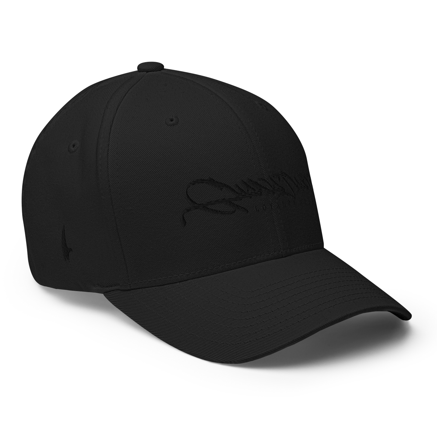 Loyalty Vibes Guanajuato Fitted Hat Black Black Loyalty Vibes
