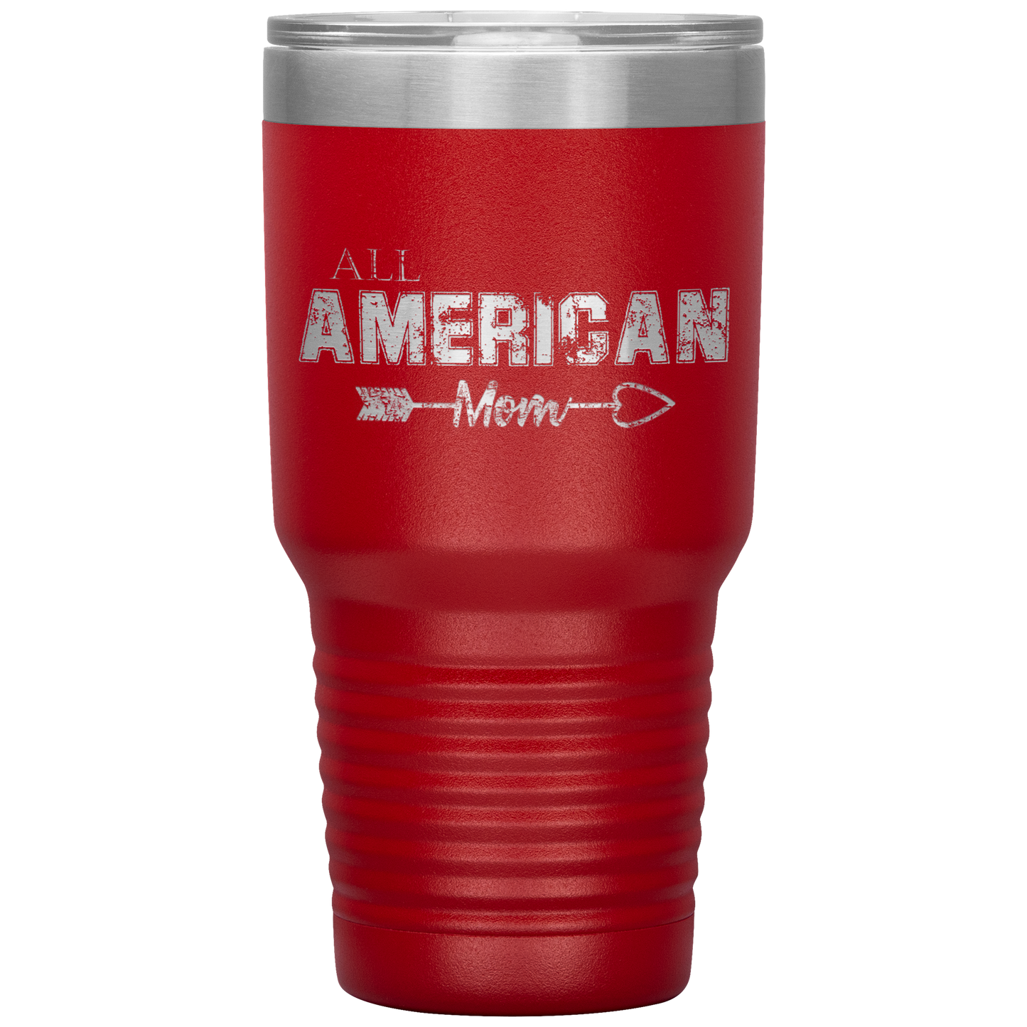 Loyalty Vibes All American Mom Tumbler Red