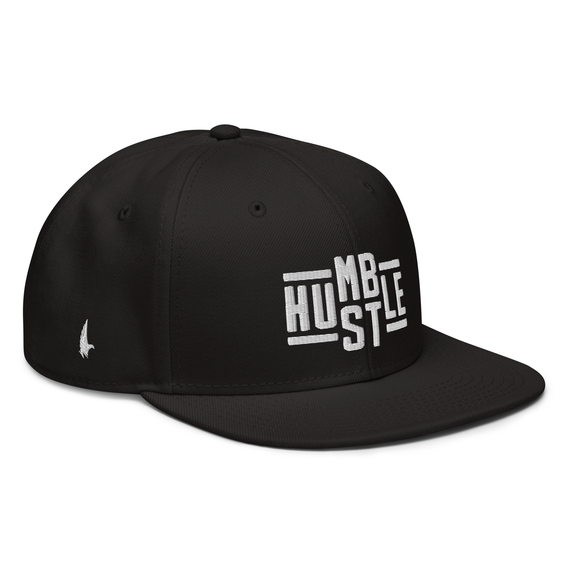 Loyalty Vibes Hustle Snapback Hat Black White OS Loyalty Vibes