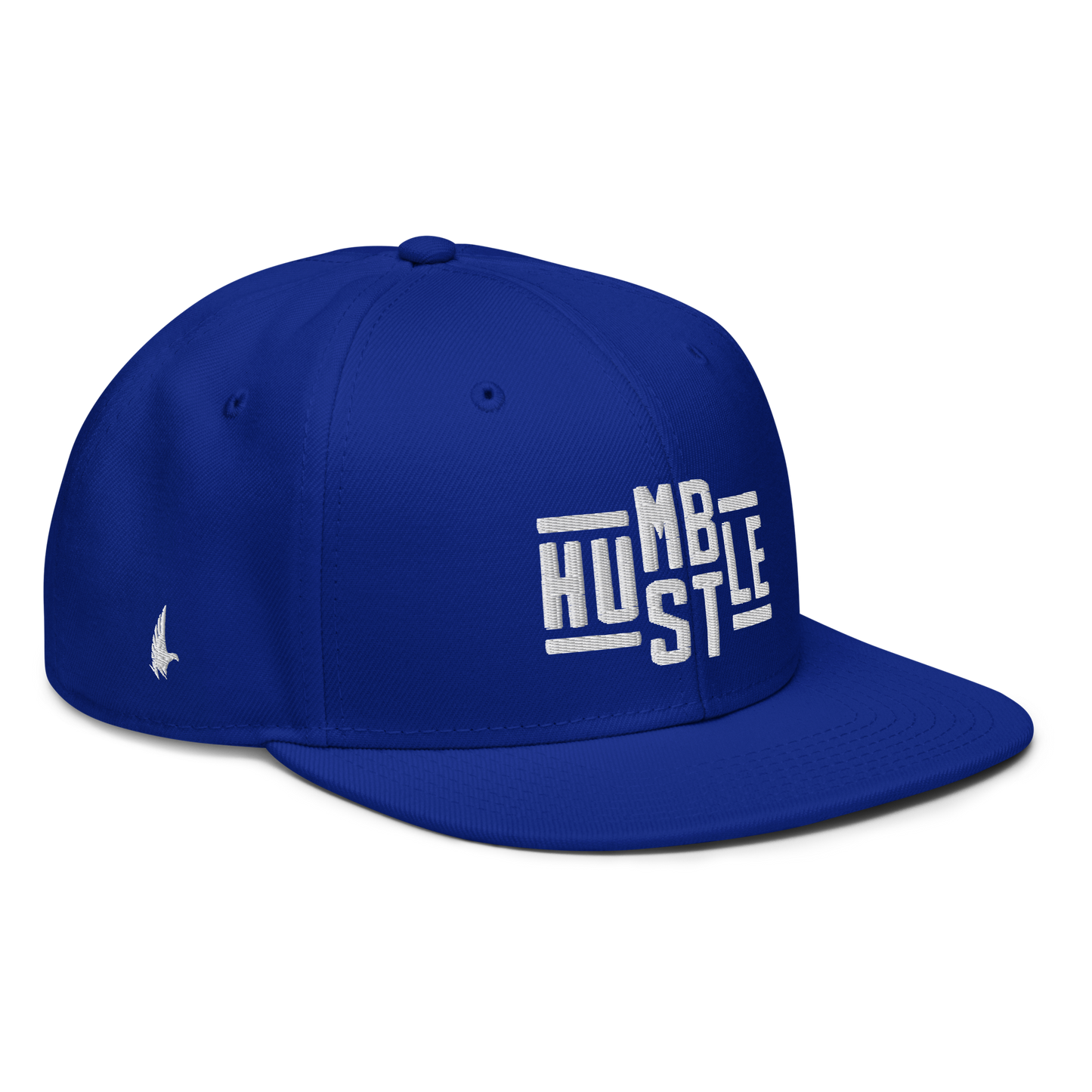 Loyalty Vibes Hustle Snapback Hat Blue White OS Loyalty Vibes