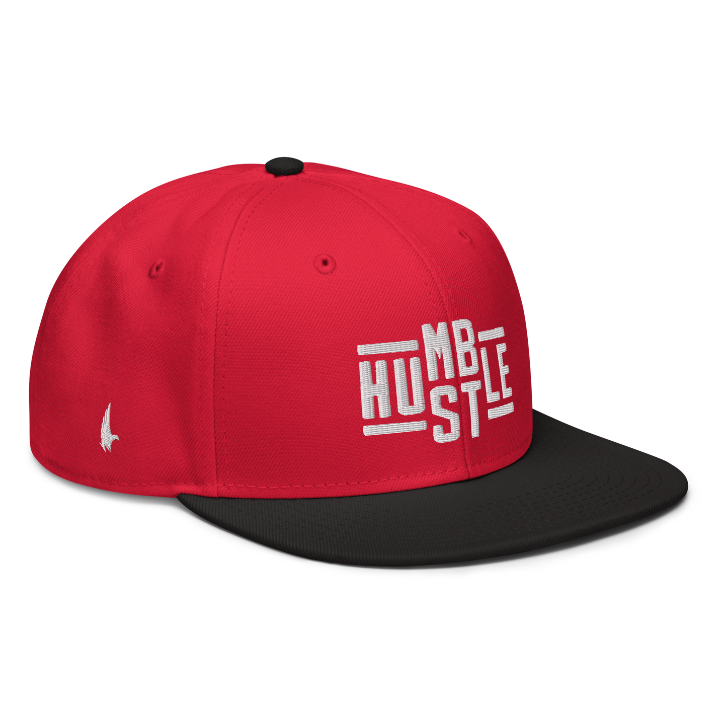 Loyalty Vibes Hustle Snapback Hat Red White Black OS Loyalty Vibes