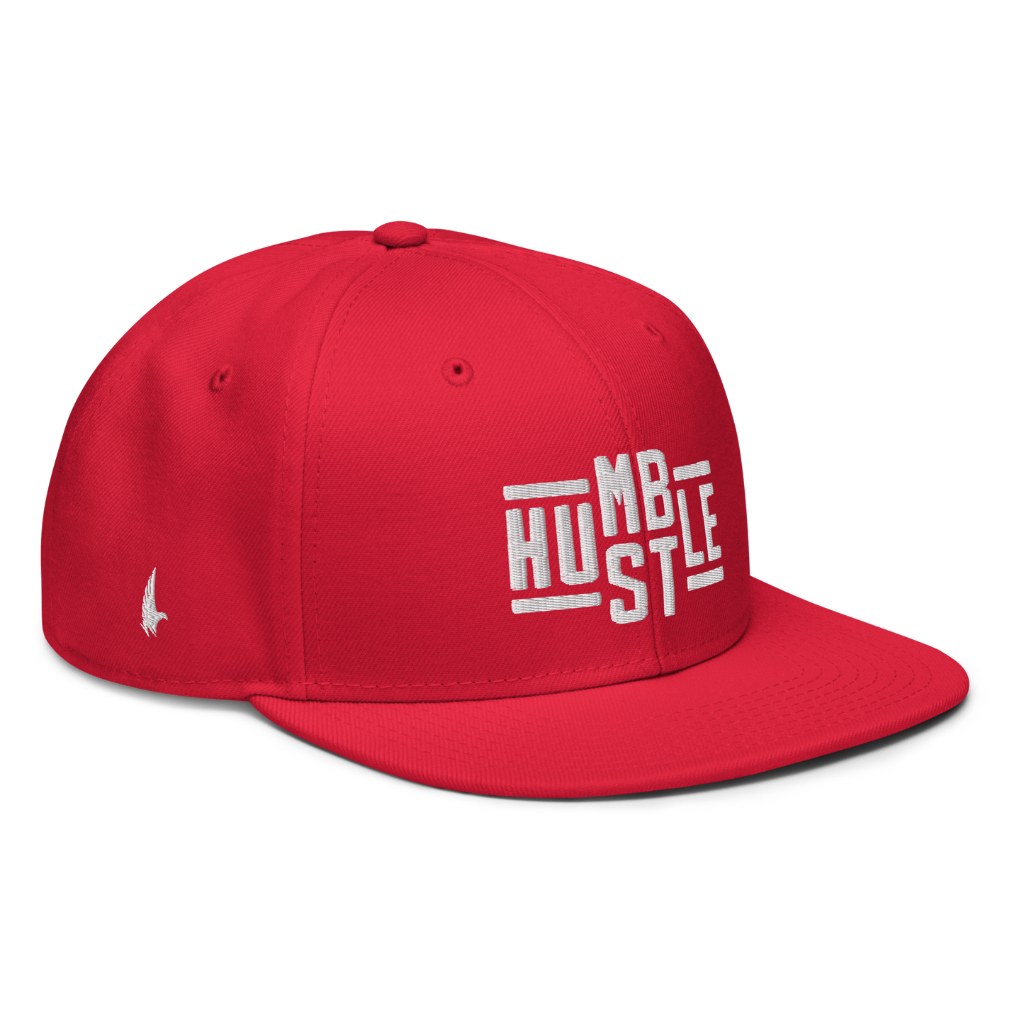 Loyalty Vibes Hustle Snapback Hat Red White OS Loyalty Vibes