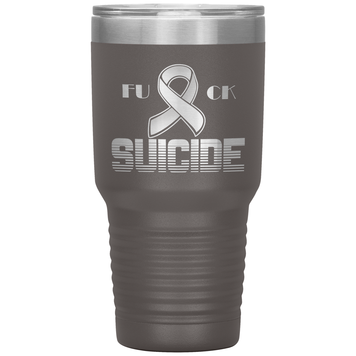 Fk Suicide Tumbler Pewter 30 oz. - Loyalty Vibes