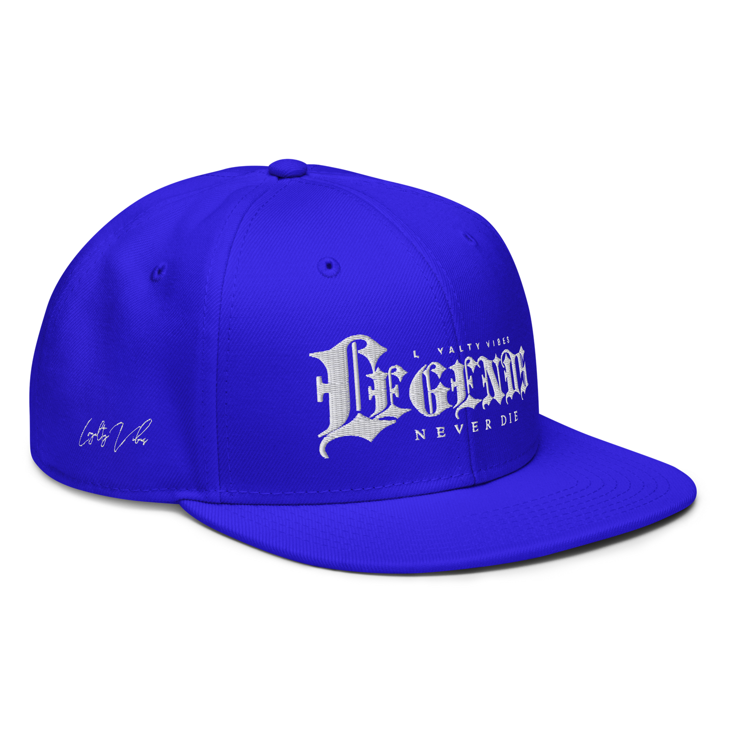 Loyalty Vibes Legends Never Die Snapback Hat Loyalty Vibes