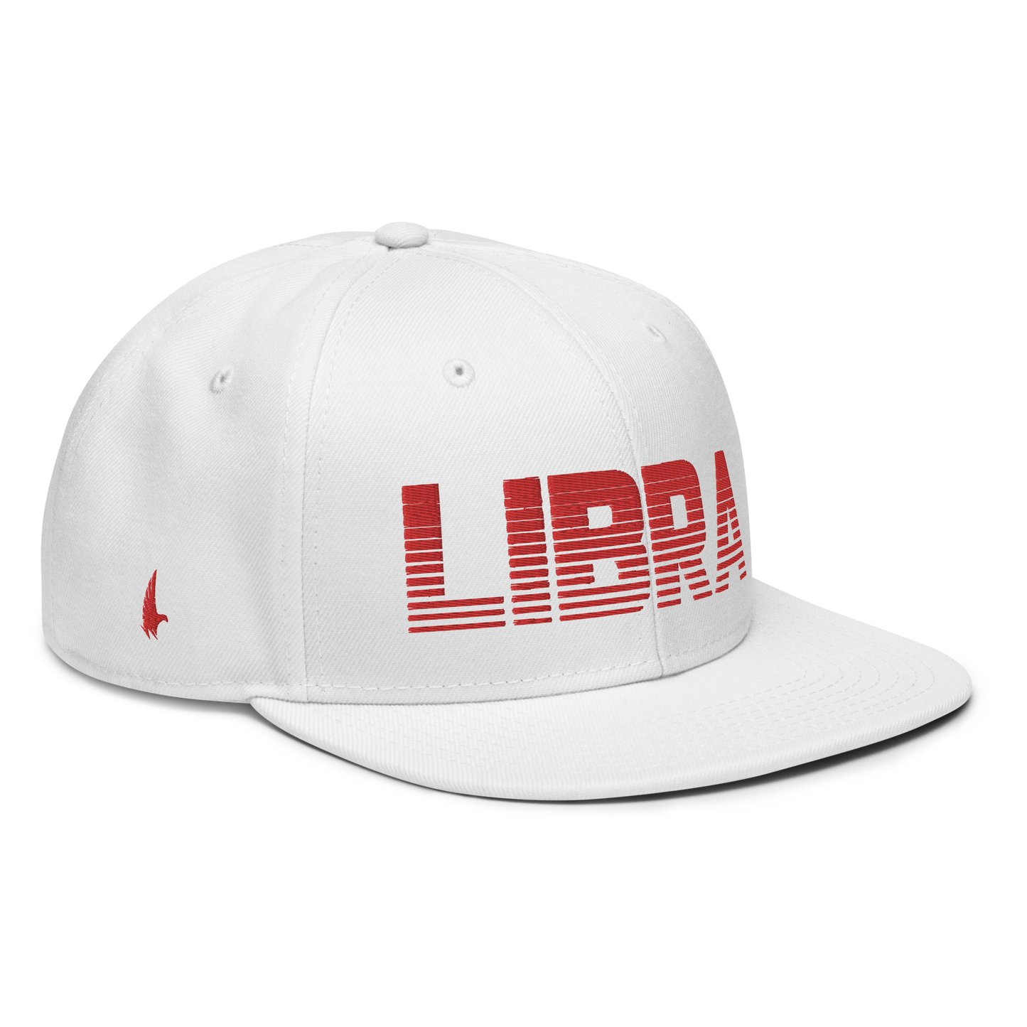 Loyalty Vibes Loyalty Vibes Libra Snapback Hat White Red