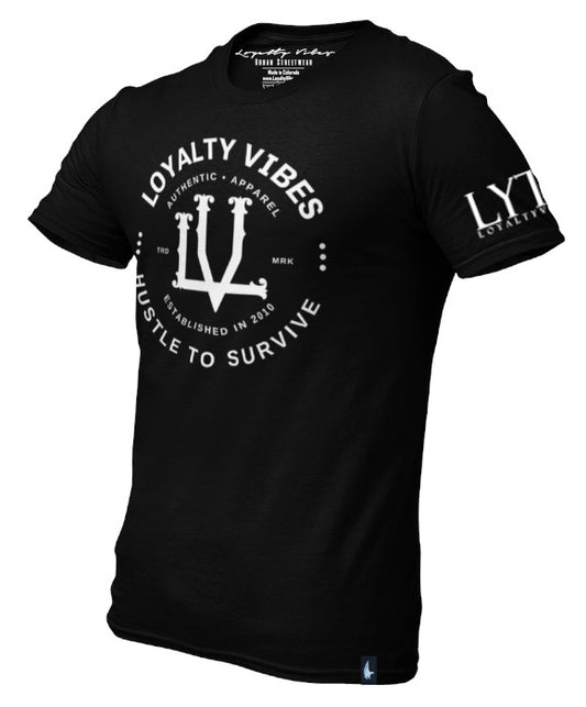 Loyalty Vibes Loyalty Gage Graphic Tee Black Loyalty Vibes