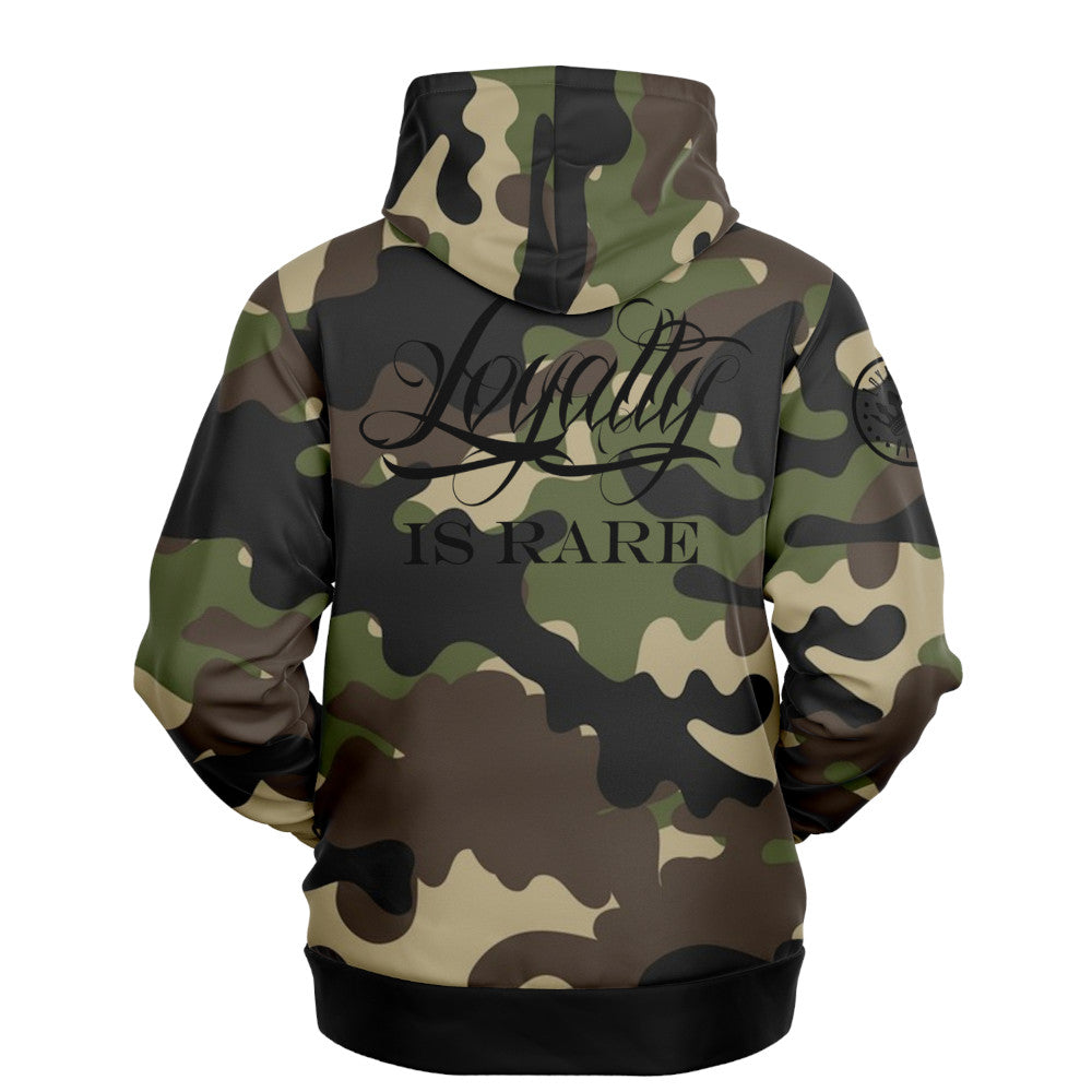 Loyalty Is Rare Camo Hoodie Loyalty Vibes