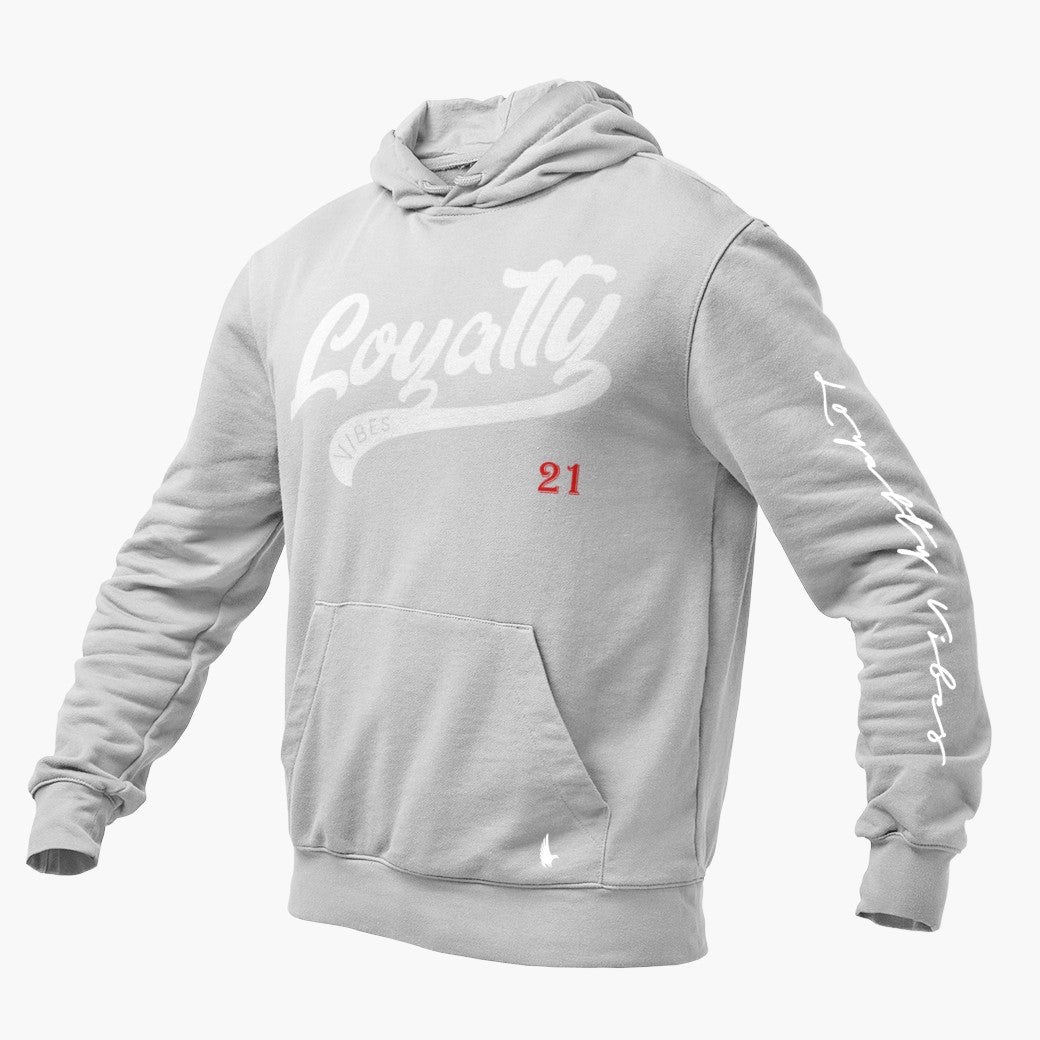 Loyalty Force Graphic Hoodie Sport Grey - Loyalty Vibes