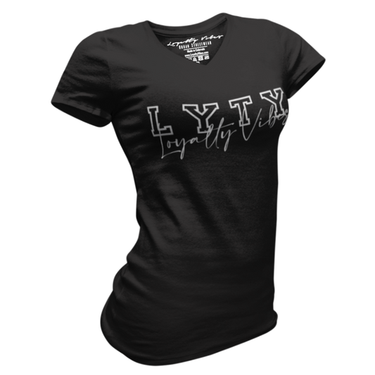 Loyalty Vibes LYTY V-Neck Tee Black Loyalty Vibes