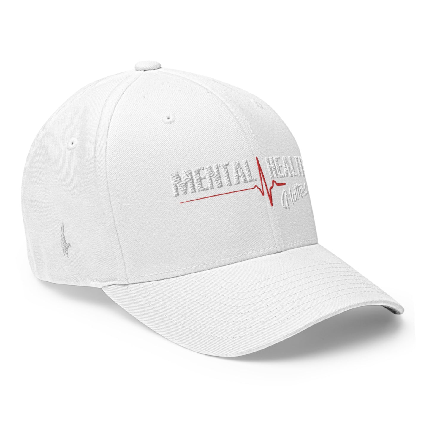 Loyalty Vibes Loyalty Vibes Mental Health Matters Fitted Hat White White