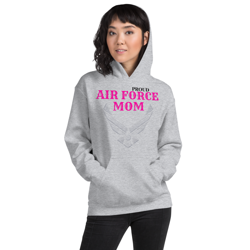 Loyalty Vibes Proud Air Force Mom Hoodie