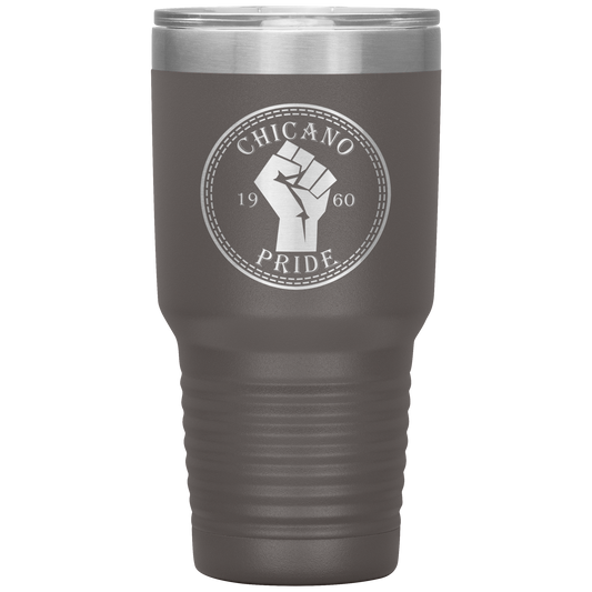 Chicano Pride Tumbler Pewter Loyalty Vibes
