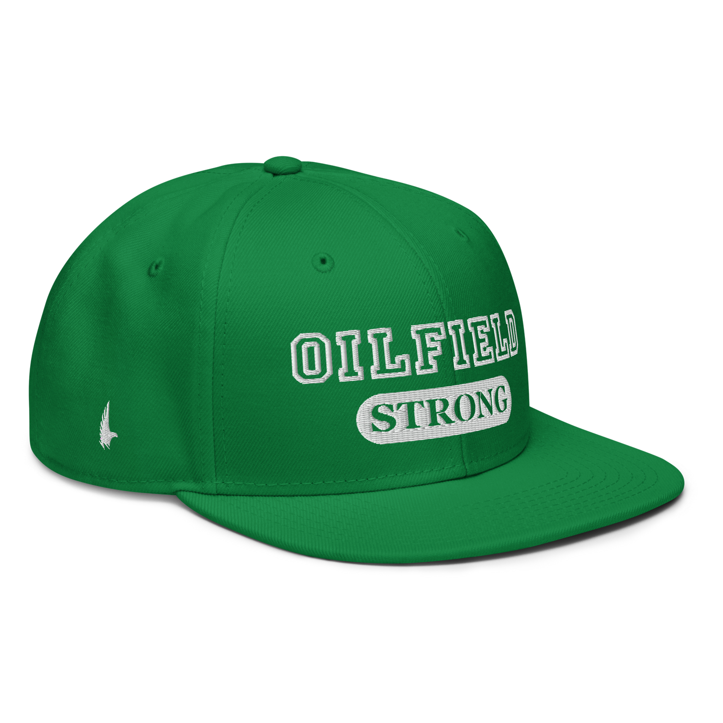 Loyalty Vibes Oilfield Strong Snapback Hat Green Loyalty Vibes