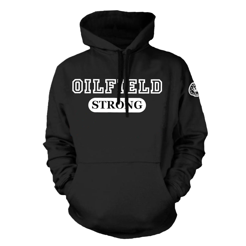 Loyalty Vibes Oilfield Strong Pullover Hoodie Black