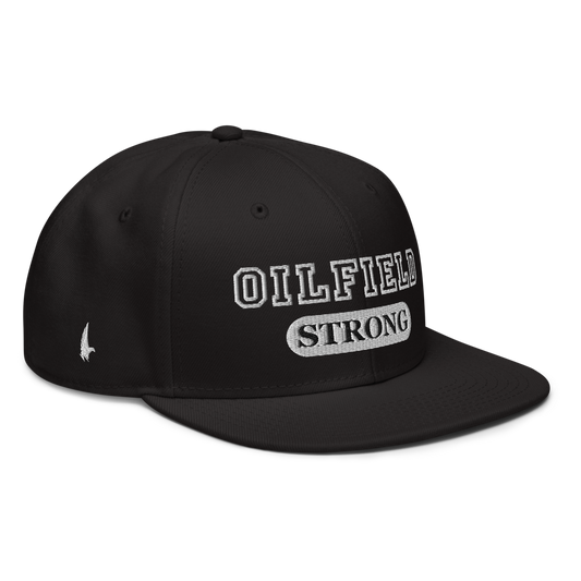 Loyalty Vibes Oilfield Strong Snapback Hat Black Loyalty Vibes