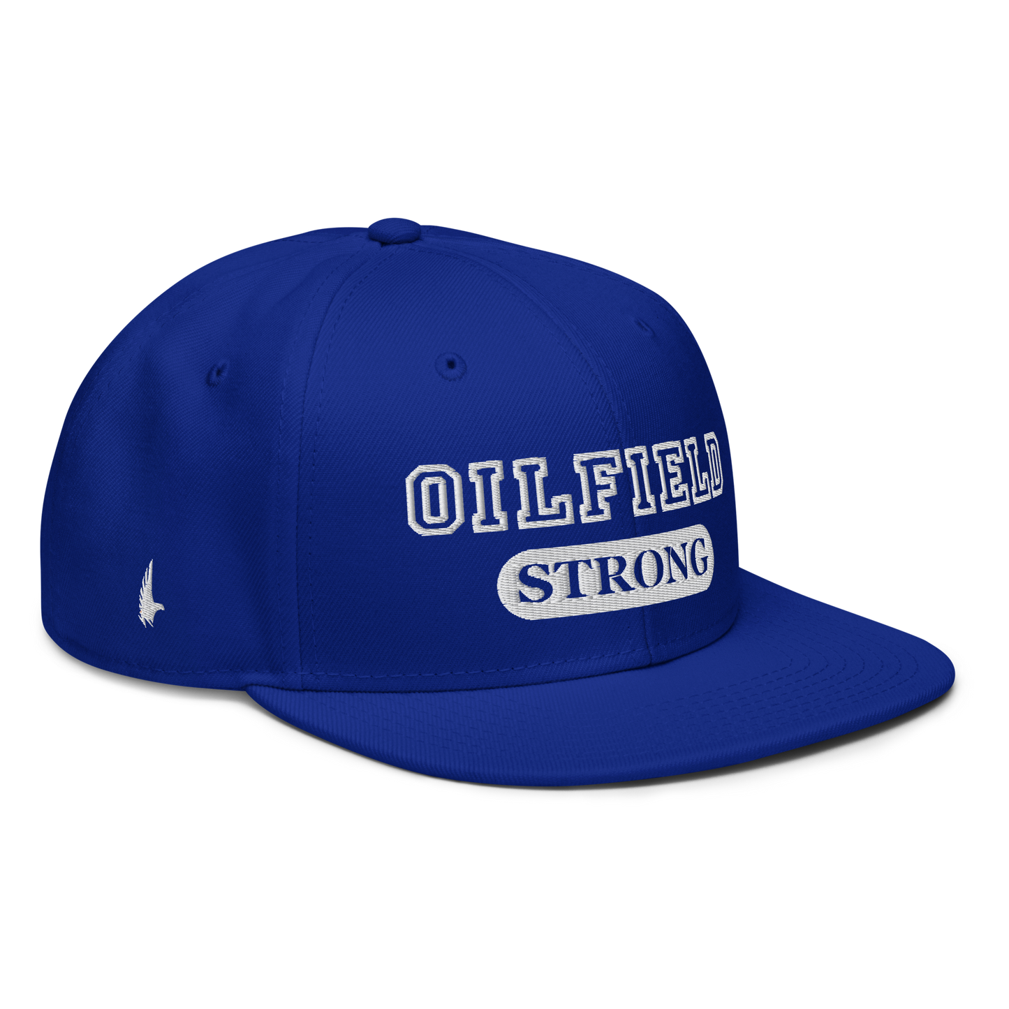 Loyalty Vibes Oilfield Strong Snapback Hat Blue Loyalty Vibes