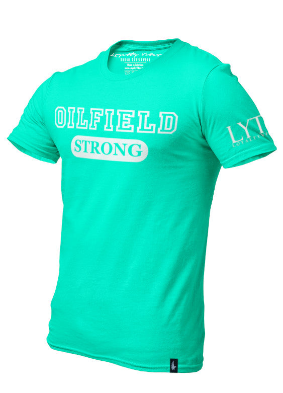 Loyalty Vibes Loyalty Vibes Oilfield Strong Graphic T-Shirt Teal