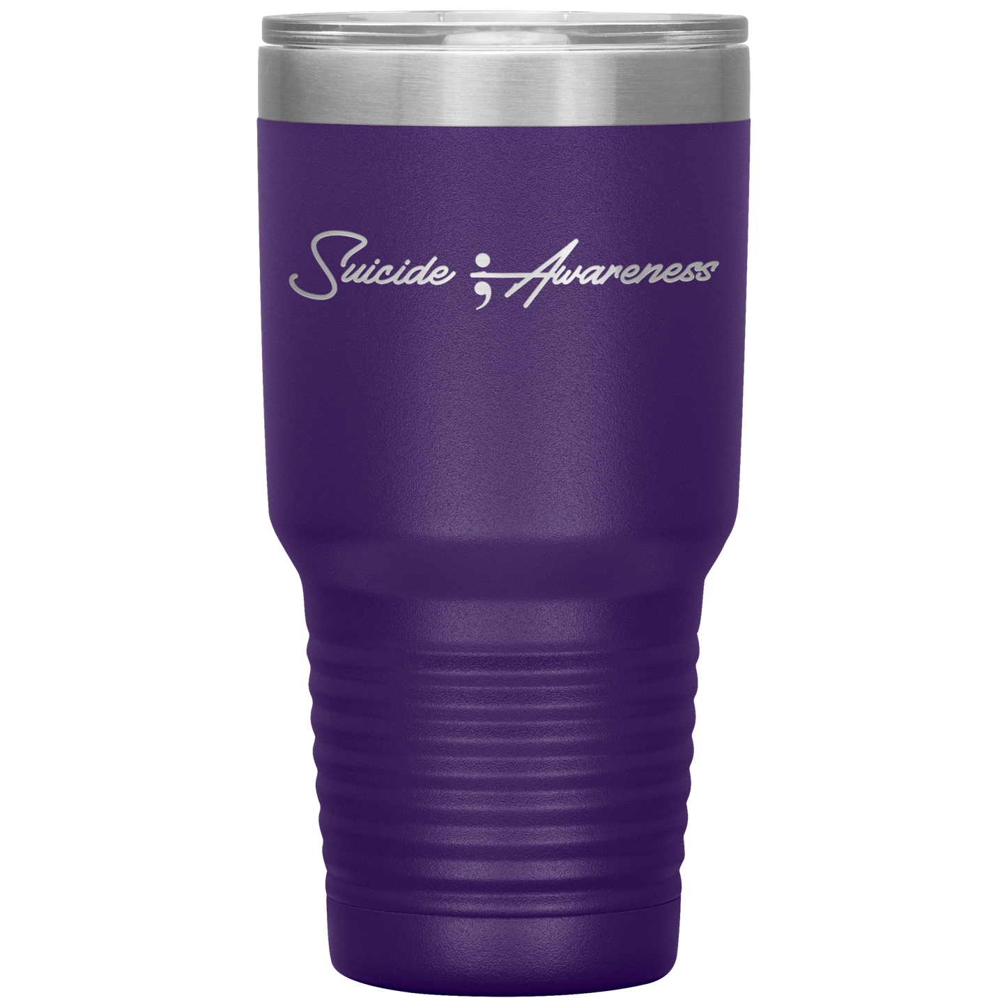 Suicide Awareness Tumbler Purple Loyalty Vibes