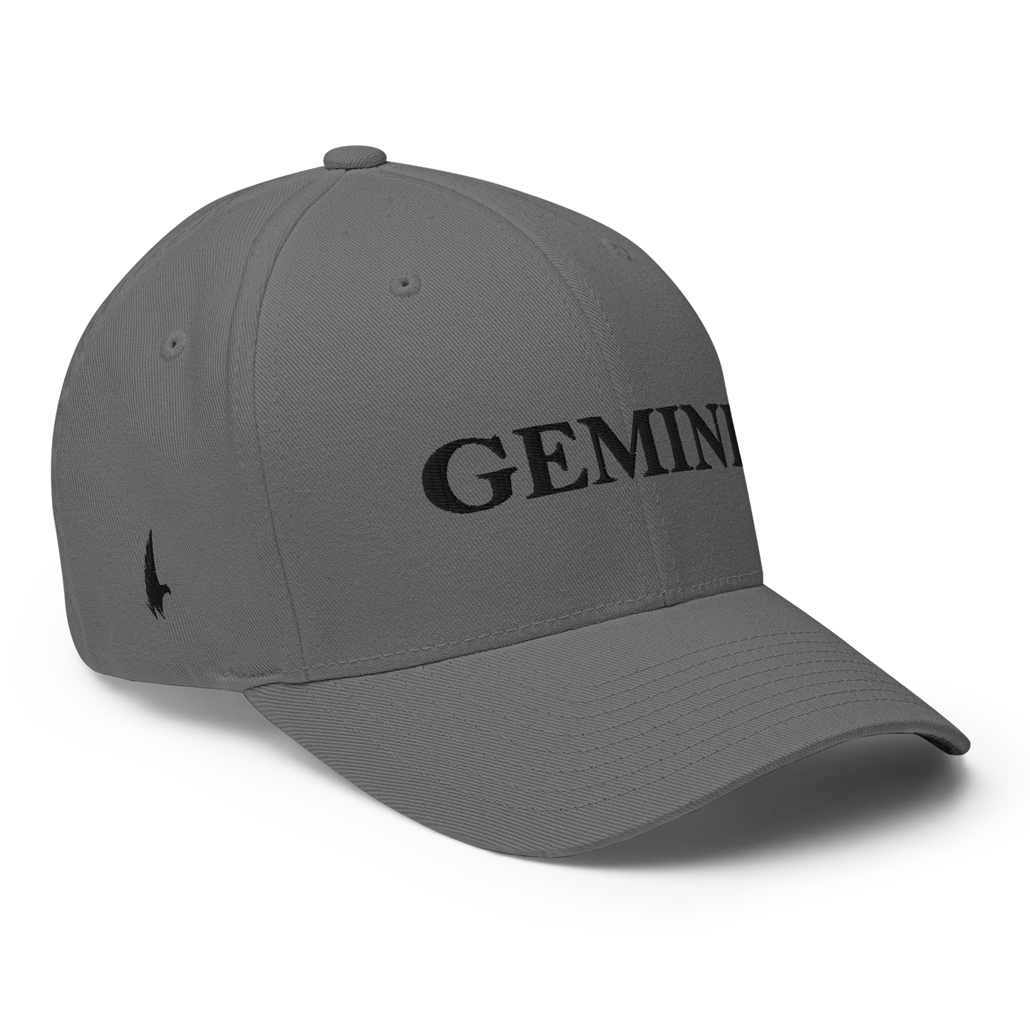 Loyalty Vibes Original Gemini Fitted Hat Grey Black Fitted Loyalty Vibes