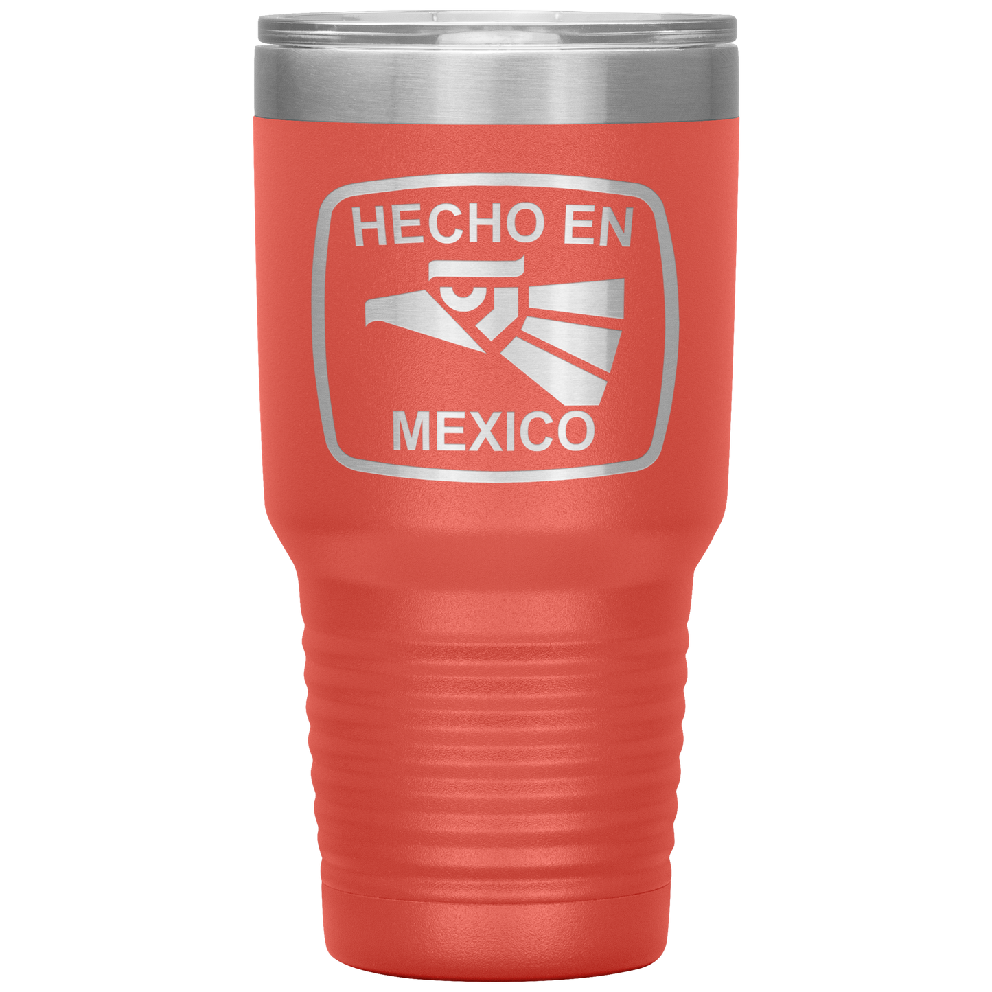 Hecho En Mexico Tumbler Coral