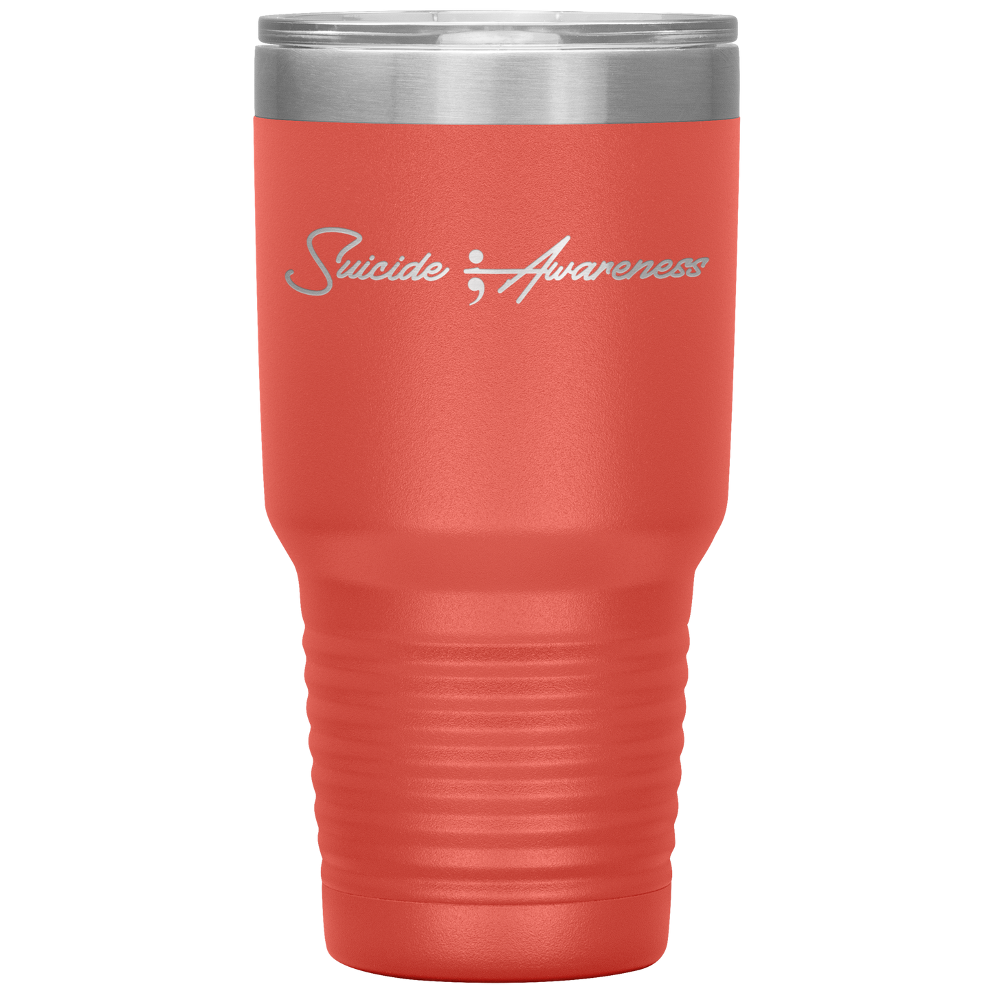 Suicide Awareness Tumbler Coral Loyalty Vibes