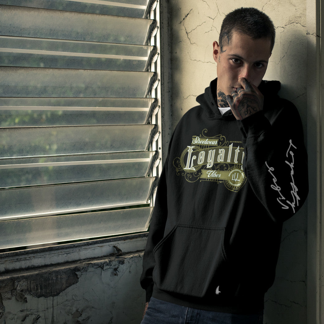Loyalty Vibes Riders Graphic Hoodie Black Loyalty Vibes