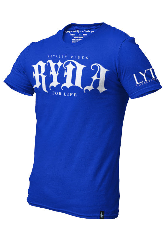 Loyalty Vibes Loyalty Vibes Ryda For Life Graphic T-Shirt Blue