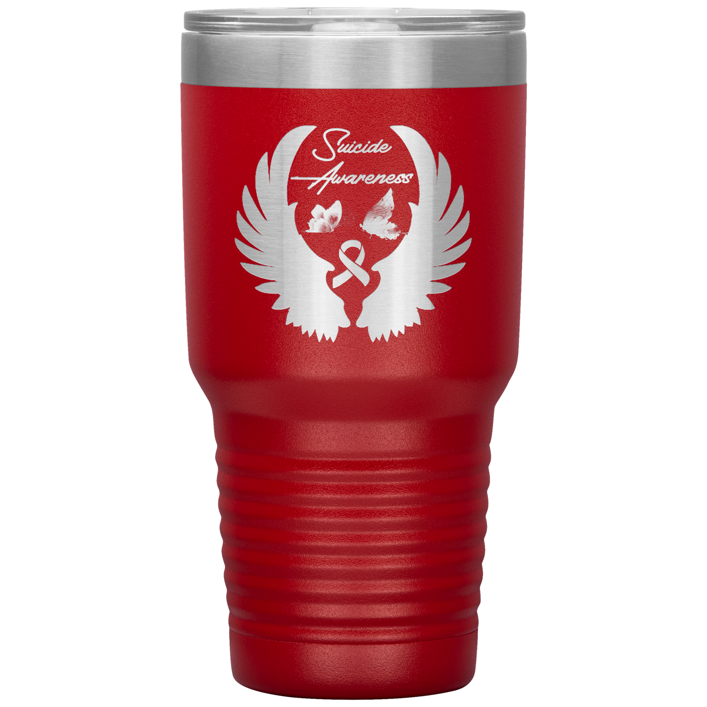 Loyalty Vibes Suicide Awareness Battle Tumbler Red