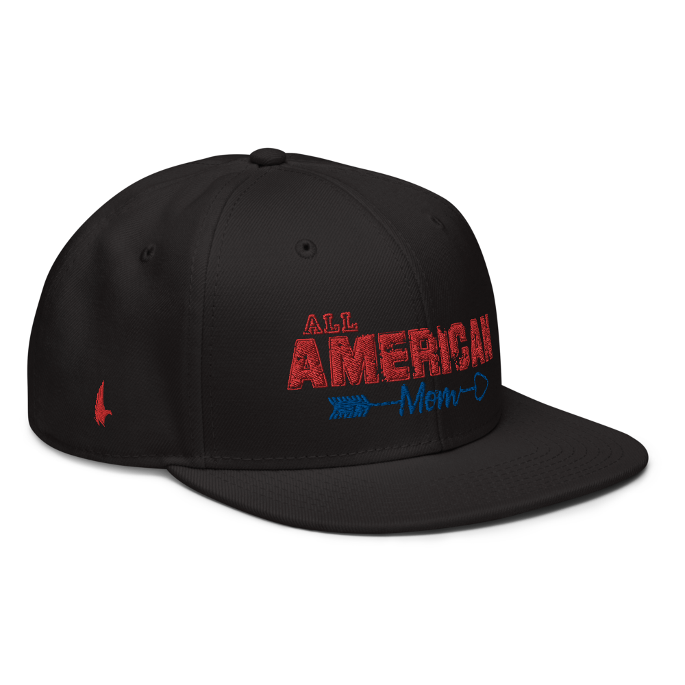 Loyalty Vibes All American Mom Snapback Hat Black OS Loyalty Vibes