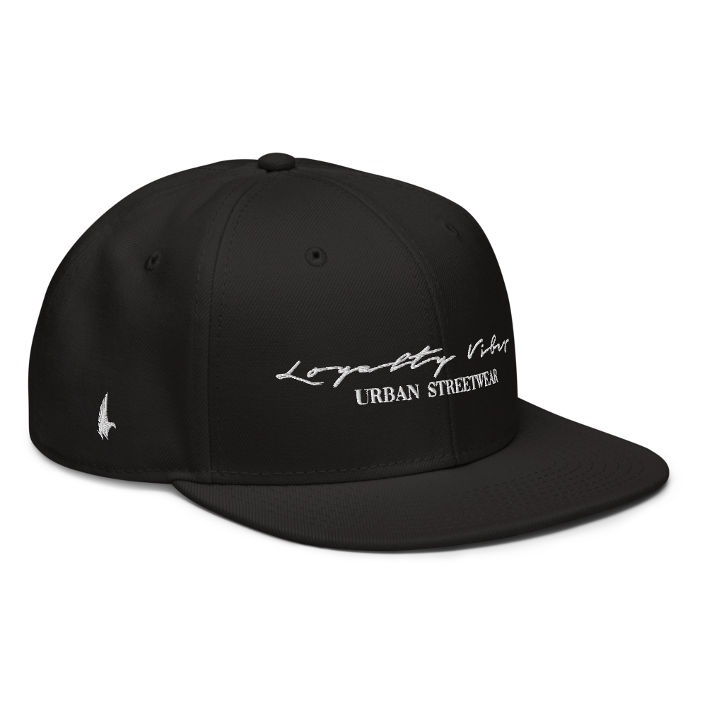 Loyalty Vibes Loyalty Vibes Classic Logo Snapback Hat Black