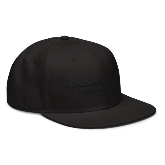 Loyalty Vibes Snapback Hat Black Loyalty Vibes