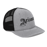 Arizona Trucker Hat Heather Grey Black - Loyalty Vibes