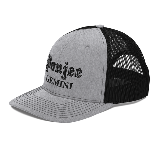 Boujee Gemini Trucker Hat Loyalty Vibes