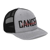 Cancer Survivor Trucker Hat Heather Grey Black - Loyalty Vibes