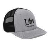 1986 Limited Edition Libra Trucker Hat Heather Grey Black - Loyalty Vibes