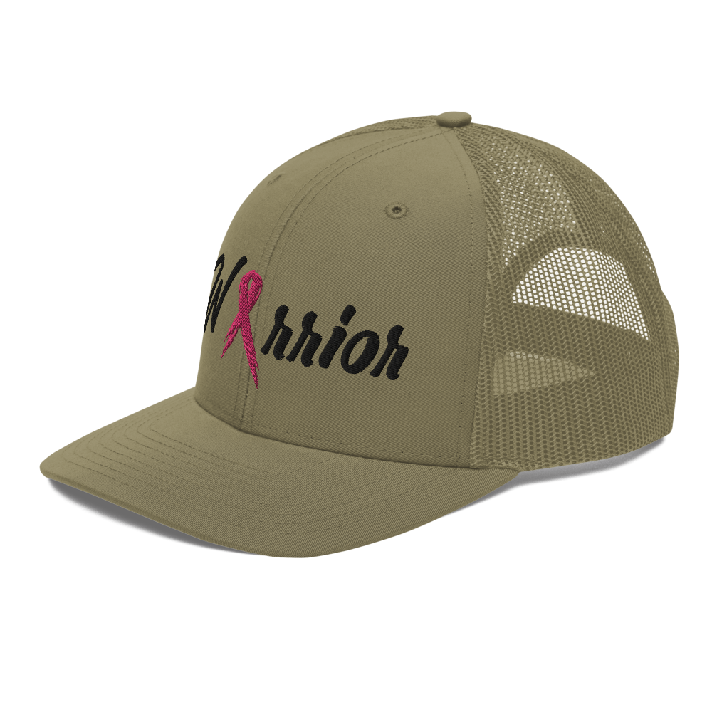 Breast Cancer Warrior Trucker Hat Loyalty Vibes