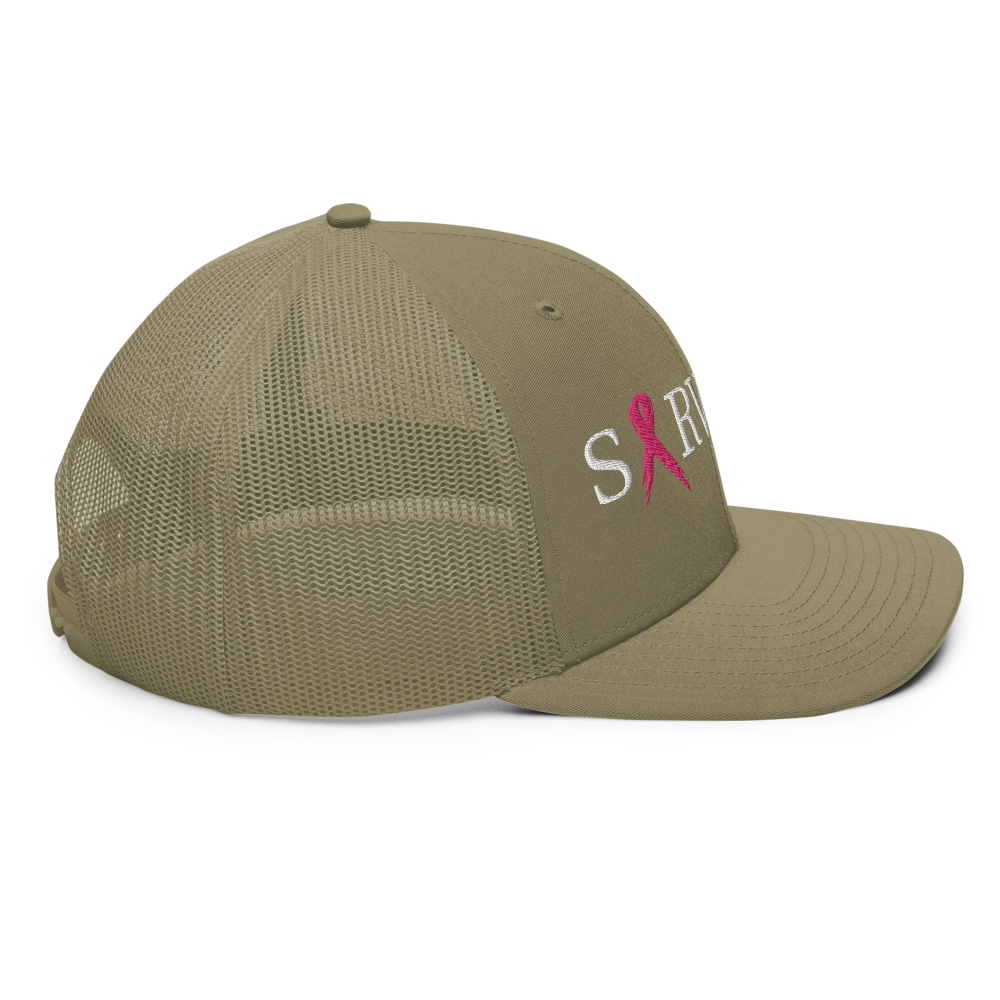 Breast Cancer Survivor Trucker Hat Loyalty Vibes