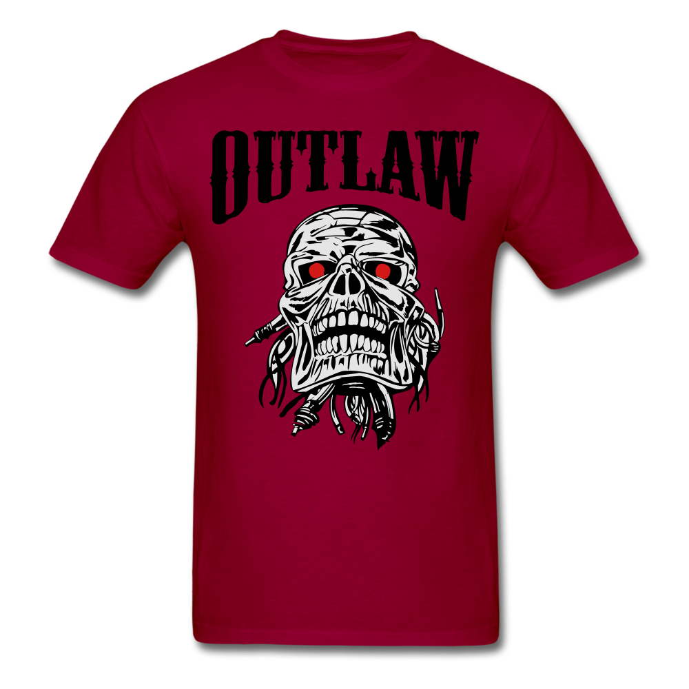 Skull Crushing Bone And Skull T-Shirt dark red - Loyalty Vibes