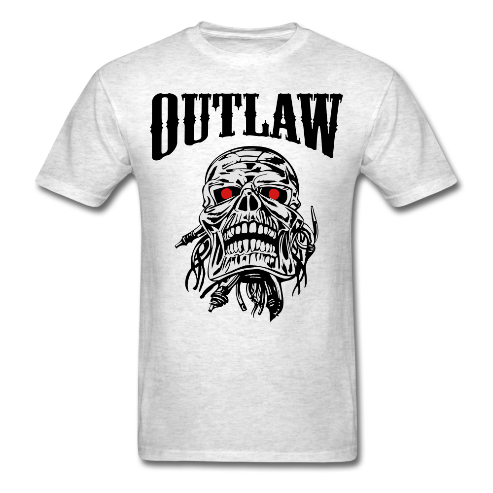 Skull Crushing Bone And Skull T-Shirt light heather grey Loyalty Vibes