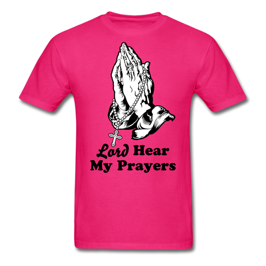 My Prayers Men's T-Shirt fuchsia Loyalty Vibes