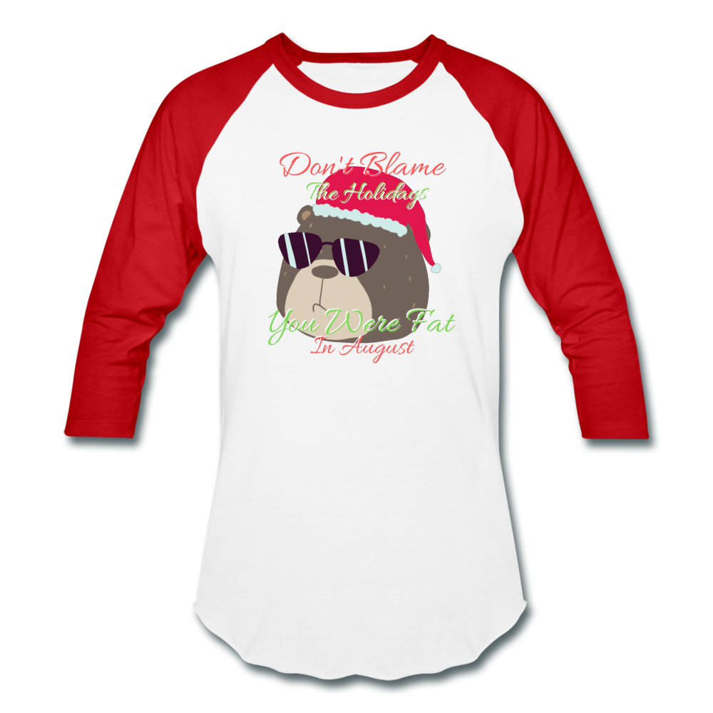 Sarcastic Christmas Bear Shirt white red - Loyalty Vibes