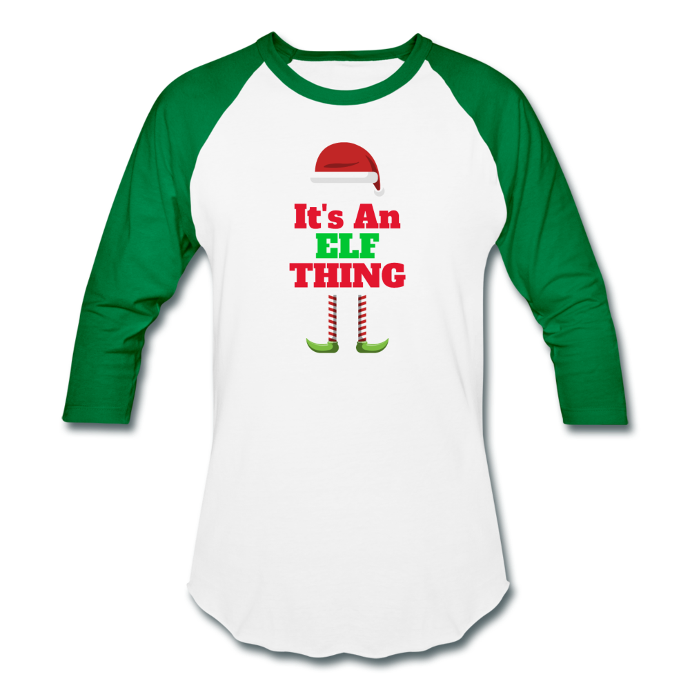 Christmas Elf Shirt white kelly green - Loyalty Vibes