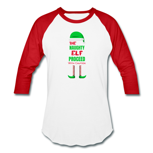 Naughty Elf On A Shelf - Shirt white red Loyalty Vibes