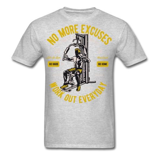 Guts Or Glory Gym Shirt heather gray Loyalty Vibes