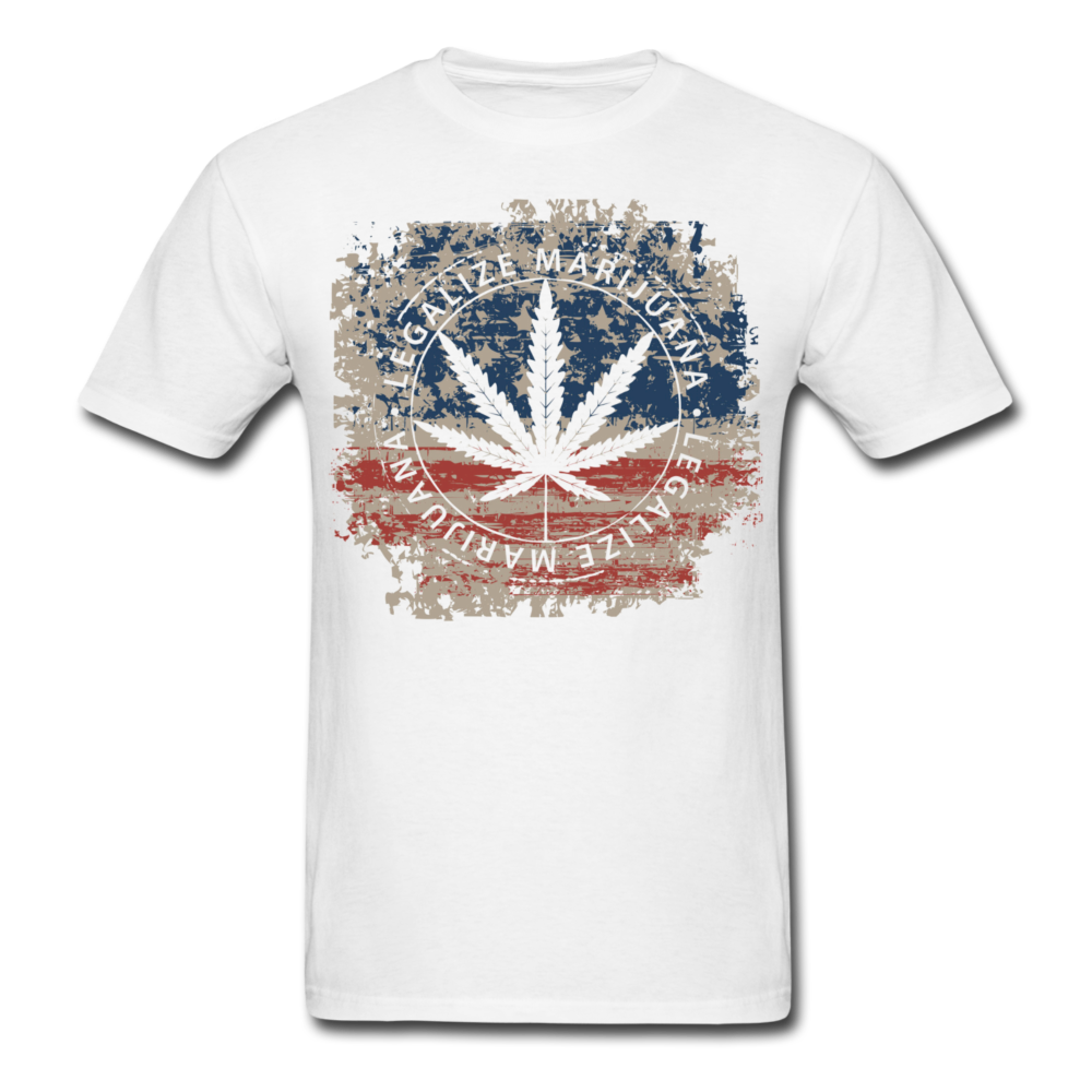 Marijuana Men's T-Shirt white - Loyalty Vibes